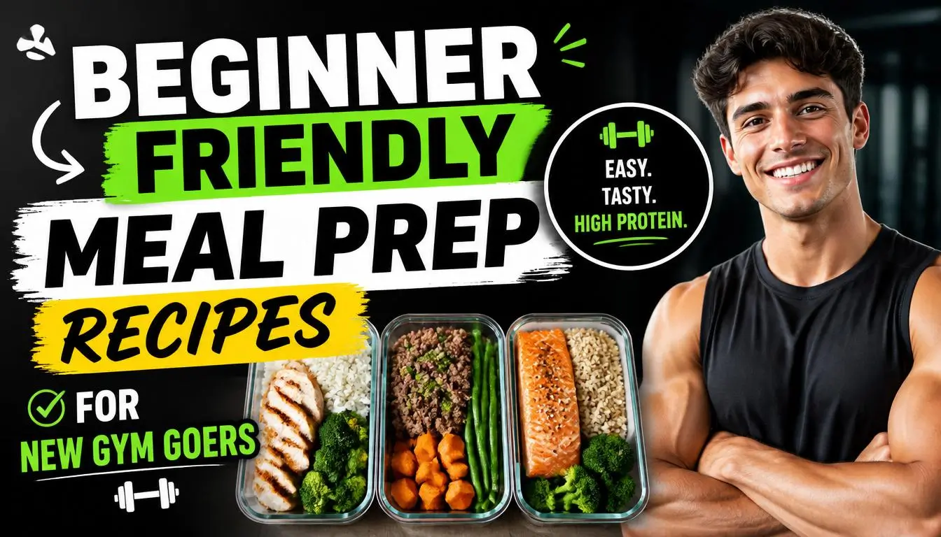 Beginner Friendly Meal Prep Recipes for New Gym Goers