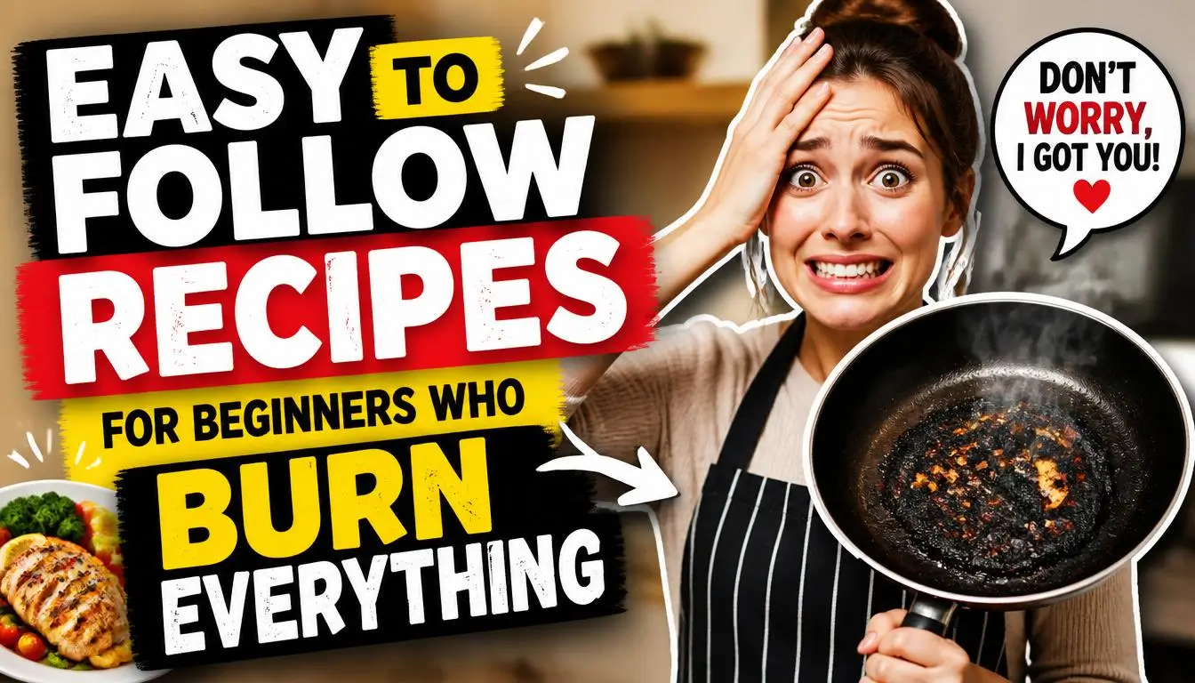 Easy to Follow Recipes for Beginners Who Burn Everything