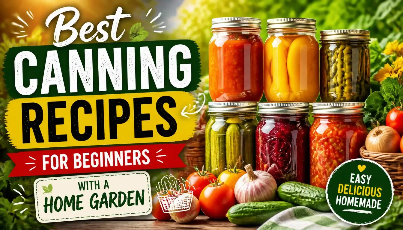 Best Canning Recipes for Beginners With a Home Garden