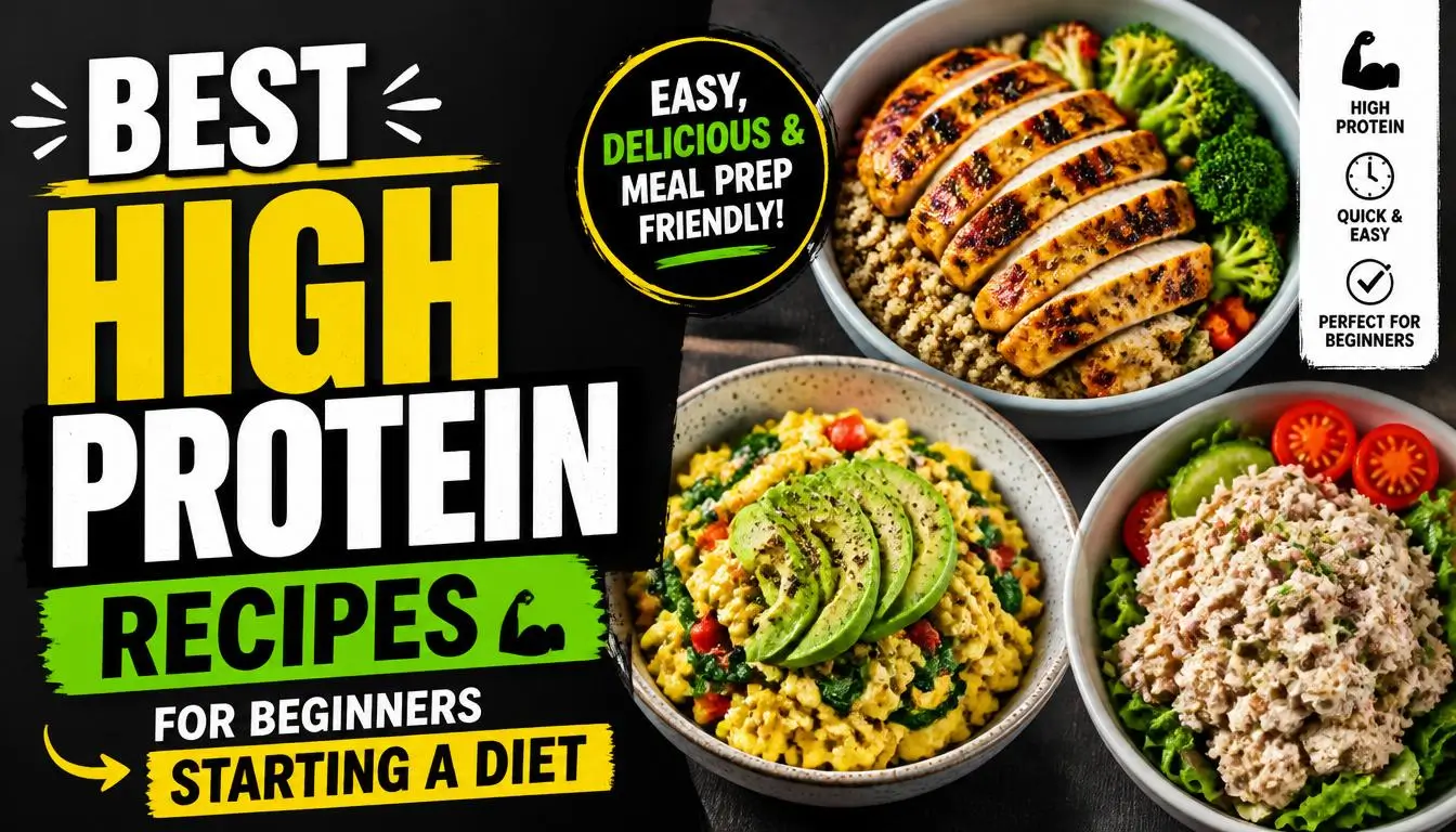 Best High Protein Recipes for Beginners Starting a Diet