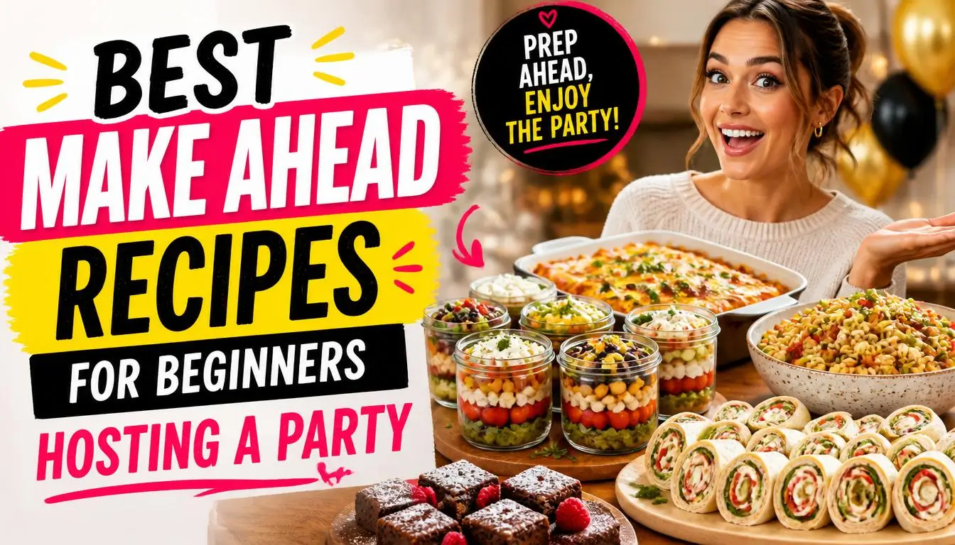 Best Make Ahead Recipes for Beginners Hosting a Party