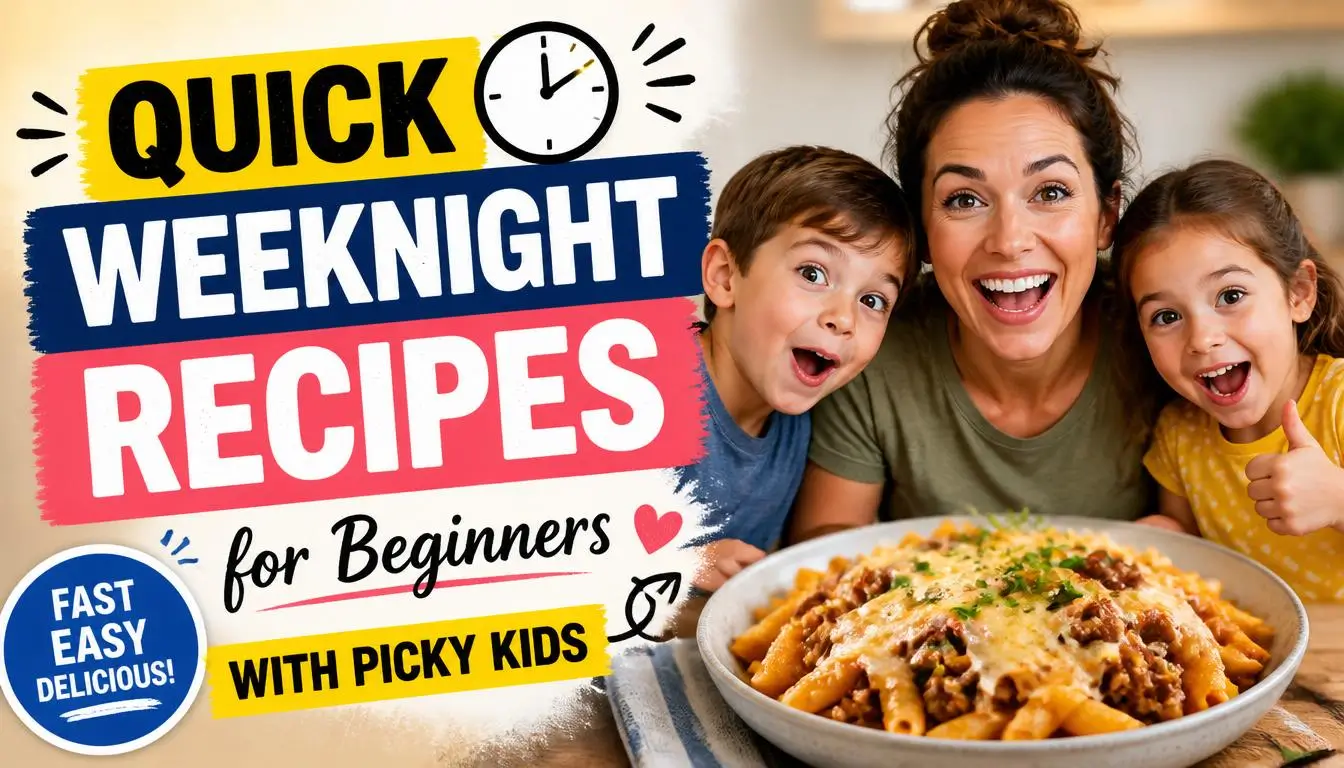 Quick Weeknight Recipes for Beginners With Picky Kids